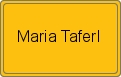 Ortsschild von Maria Taferl