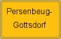 Ortsschild von Persenbeug-Gottsdorf