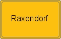 Ortsschild von Raxendorf