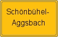 Ortsschild von Schönbühel-Aggsbach