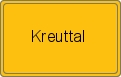 Ortsschild von Kreuttal