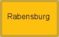 Ortsschild von Rabensburg