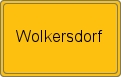Ortsschild von Wolkersdorf