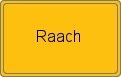 Ortsschild von Raach