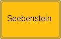 Ortsschild von Seebenstein