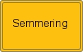 Ortsschild von Semmering