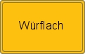 Ortsschild von Würflach