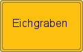 Ortsschild von Eichgraben