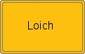 Ortsschild von Loich