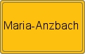 Ortsschild von Maria-Anzbach