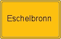 Ortsschild von Eschelbronn