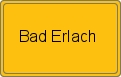 Ortsschild von Bad Erlach