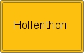 Ortsschild von Hollenthon