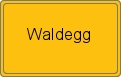 Ortsschild von Waldegg