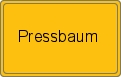 Ortsschild von Pressbaum