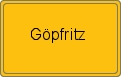 Ortsschild von Göpfritz
