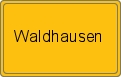Ortsschild von Waldhausen