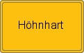 Ortsschild von Höhnhart