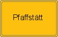 Ortsschild von Pfaffstätt