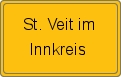 Ortsschild von St. Veit im Innkreis