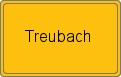 Ortsschild von Treubach