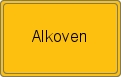 Ortsschild von Alkoven