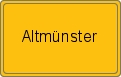 Ortsschild von Altmünster