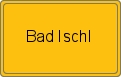 Ortsschild von Bad Ischl