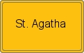 Ortsschild von St. Agatha