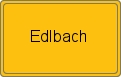 Ortsschild von Edlbach
