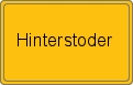 Ortsschild von Hinterstoder