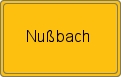 Ortsschild von Nußbach