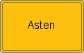 Ortsschild von Asten