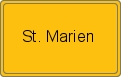 Ortsschild von St. Marien