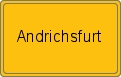 Ortsschild von Andrichsfurt