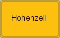 Ortsschild von Hohenzell