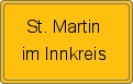 Ortsschild von St. Martin im Innkreis