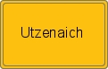 Ortsschild von Utzenaich