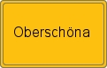 Ortsschild von Oberschöna