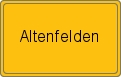 Ortsschild von Altenfelden