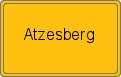 Ortsschild von Atzesberg
