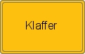 Ortsschild von Klaffer