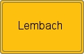 Ortsschild von Lembach