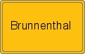 Ortsschild von Brunnenthal