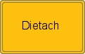 Ortsschild von Dietach