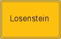 Ortsschild von Losenstein