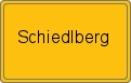 Ortsschild von Schiedlberg