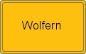 Ortsschild von Wolfern