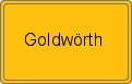 Ortsschild von Goldwörth