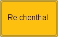 Ortsschild von Reichenthal
